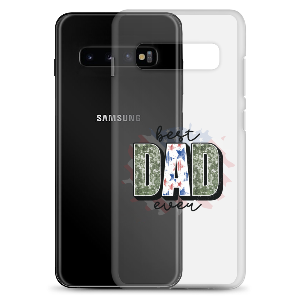 Best Dad Ever Clear Case for Samsung®