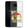 Best Cat Dad Ever Clear Case for Samsung®