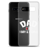 Dad Of 1 Boy And 2 Girls Clear Case for Samsung®