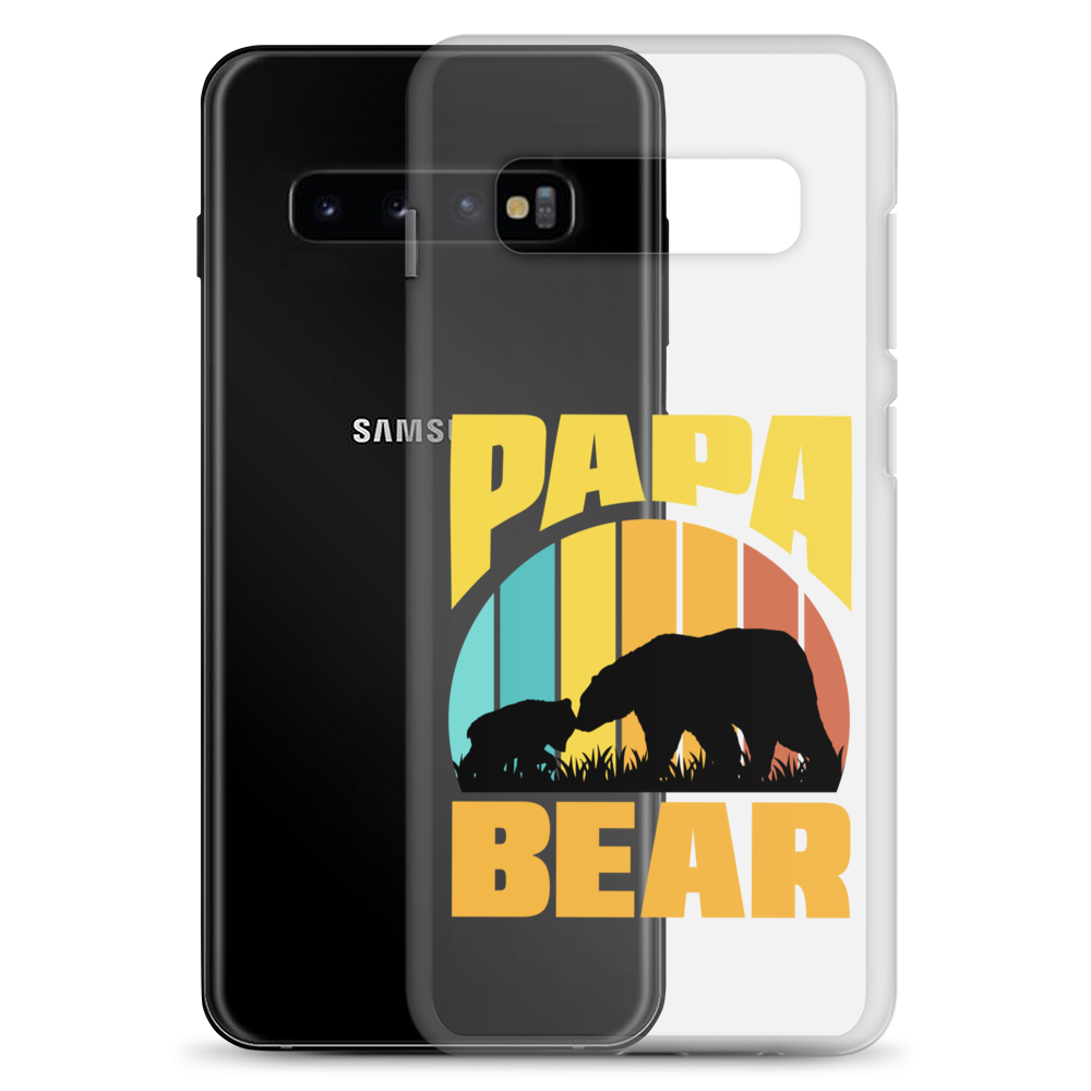 Papa Bear Clear Case for Samsung®