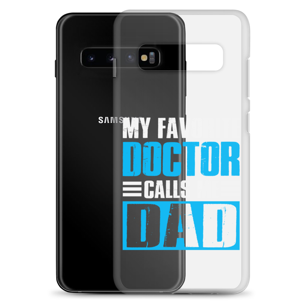 Mer Dad Don't Mess With My Mermaid Clear Case for Samsung®