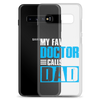 Mer Dad Don't Mess With My Mermaid Clear Case for Samsung®