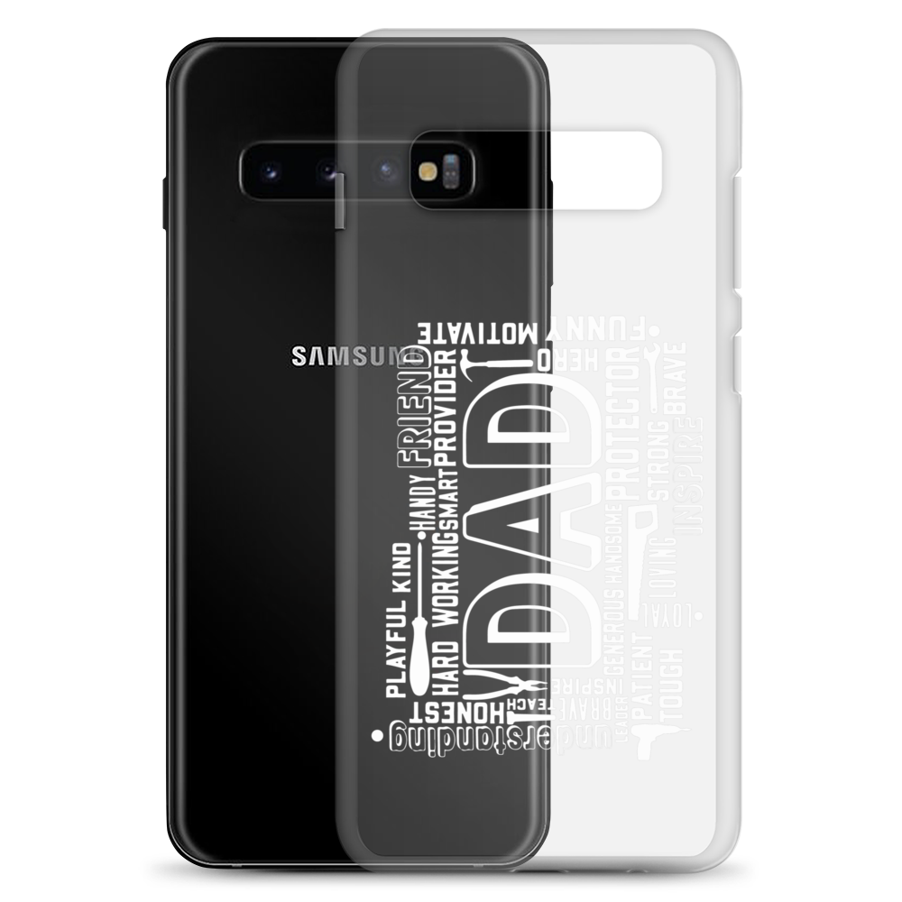 Dad Hardworking Smart Provider Friend Clear Case for Samsung®