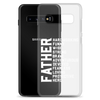 Father Hardworking funny Wise Strong Clear Case for Samsung®