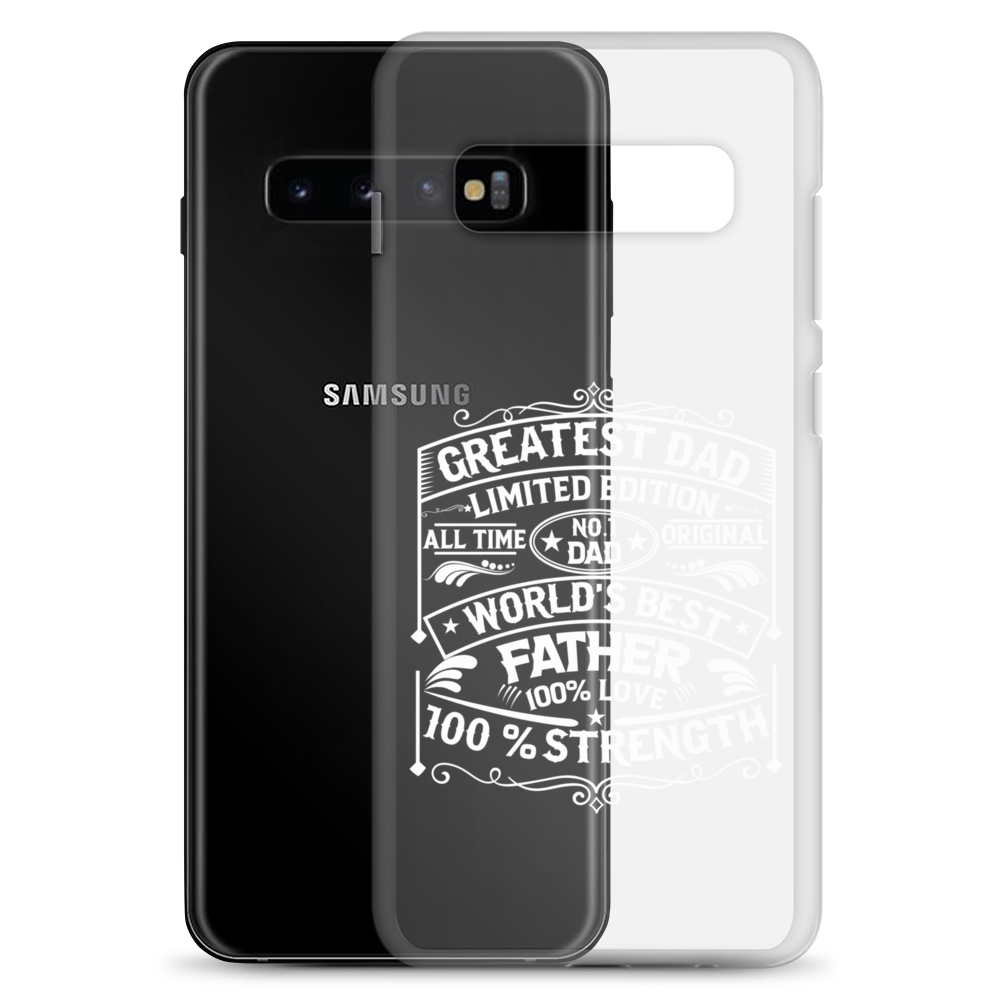 Greatest Dad Limited Edition All Time Clear Case for Samsung®