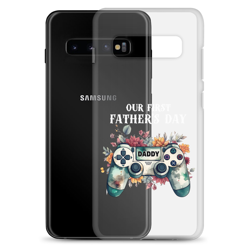 Our First Father's day Clear Case for Samsung®