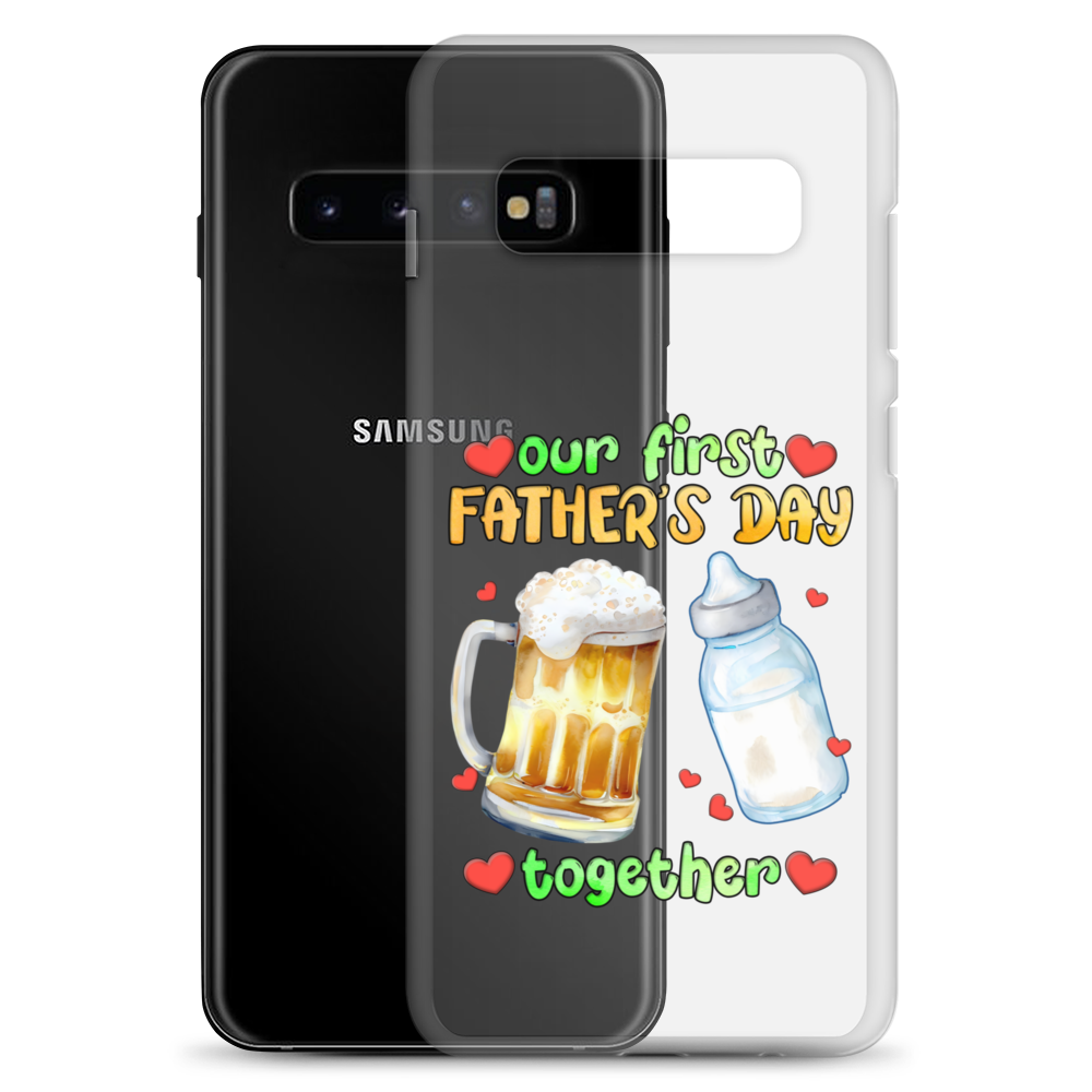 Our First Father's Day Together Clear Case for Samsung®