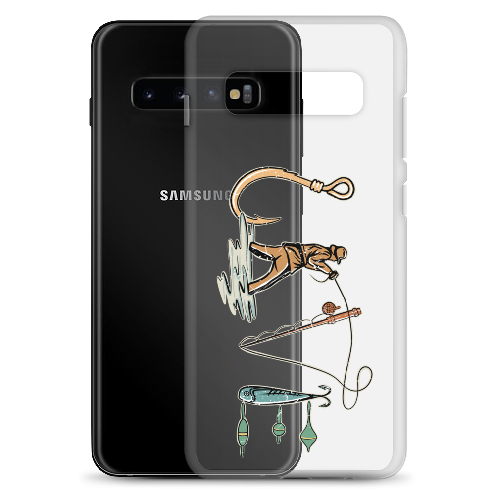 I Love Fishing Clear Case for Samsung®