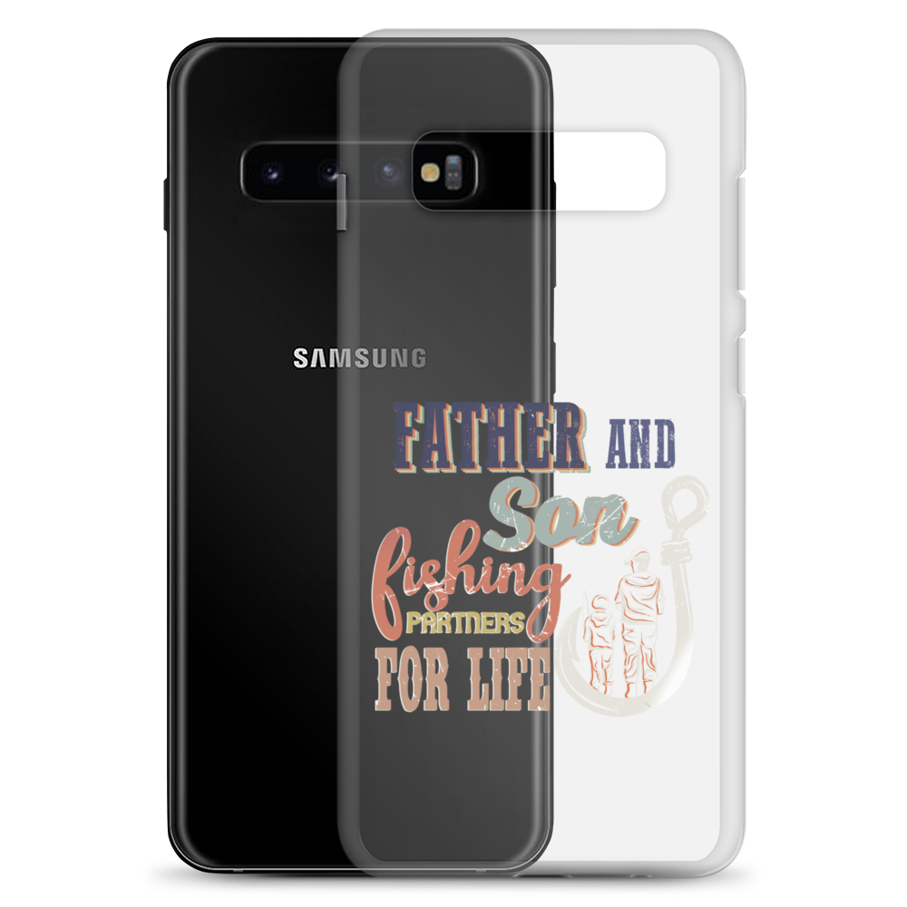 Father And Son Fishing Partners For Life Clear Case for Samsung®