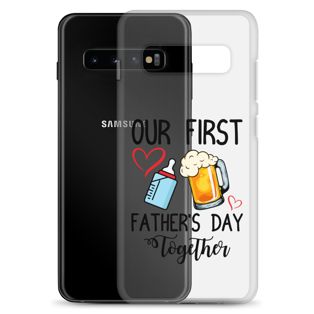 Our First Father's Day Together Clear Case for Samsung®