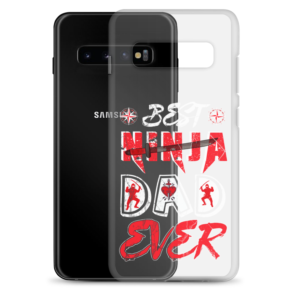 Best Ninja Dad Ever Clear Case for Samsung®