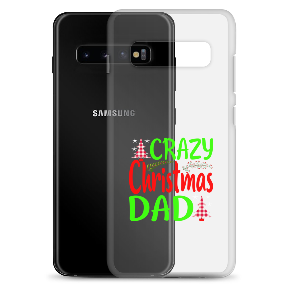 Crazy Christmas Dad Clear Case for Samsung®