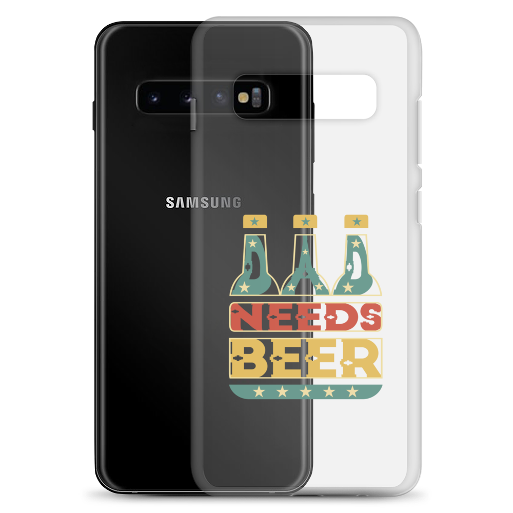 Dad Needs Beer Clear Case for Samsung®