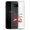 First Christmas As A Dad Clear Case for Samsung®