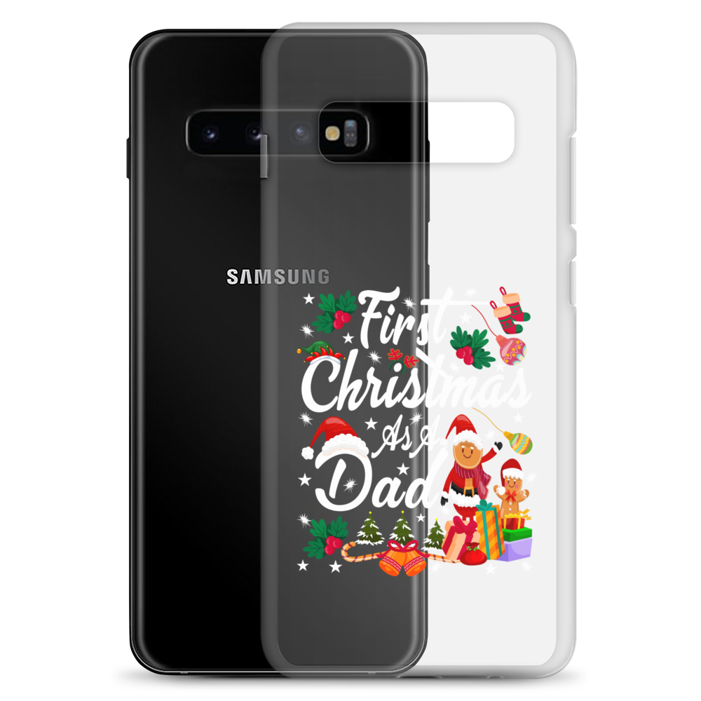 First Christmas As A Dad Clear Case for Samsung®