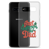 First Christmas As Dad Clear Case for Samsung®