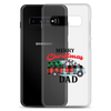 First Christmas As Dad Clear Case for Samsung®