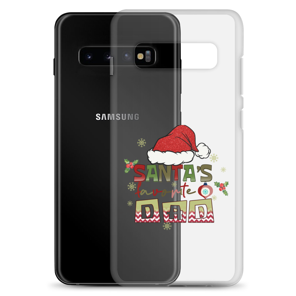 Santa's Favorite Dad Clear Case for Samsung®