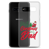 First Christmas As Dad Clear Case for Samsung®