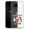 1st Christmas As A Mom Clear Case for Samsung®