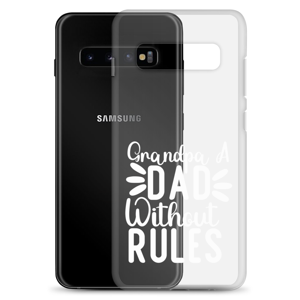 Grandpa A Dad Without Rules Clear Clear Case for Samsung®