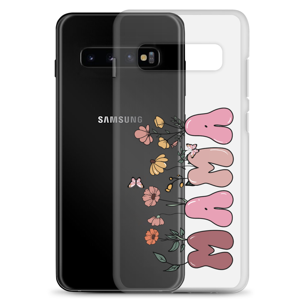 Floral Mama Clear Case for Samsung®