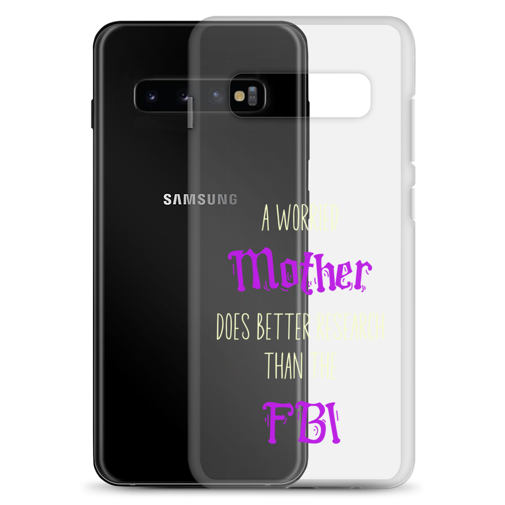 A Worried Mother Does Better Research Than The FBI Clear Case for Samsung®