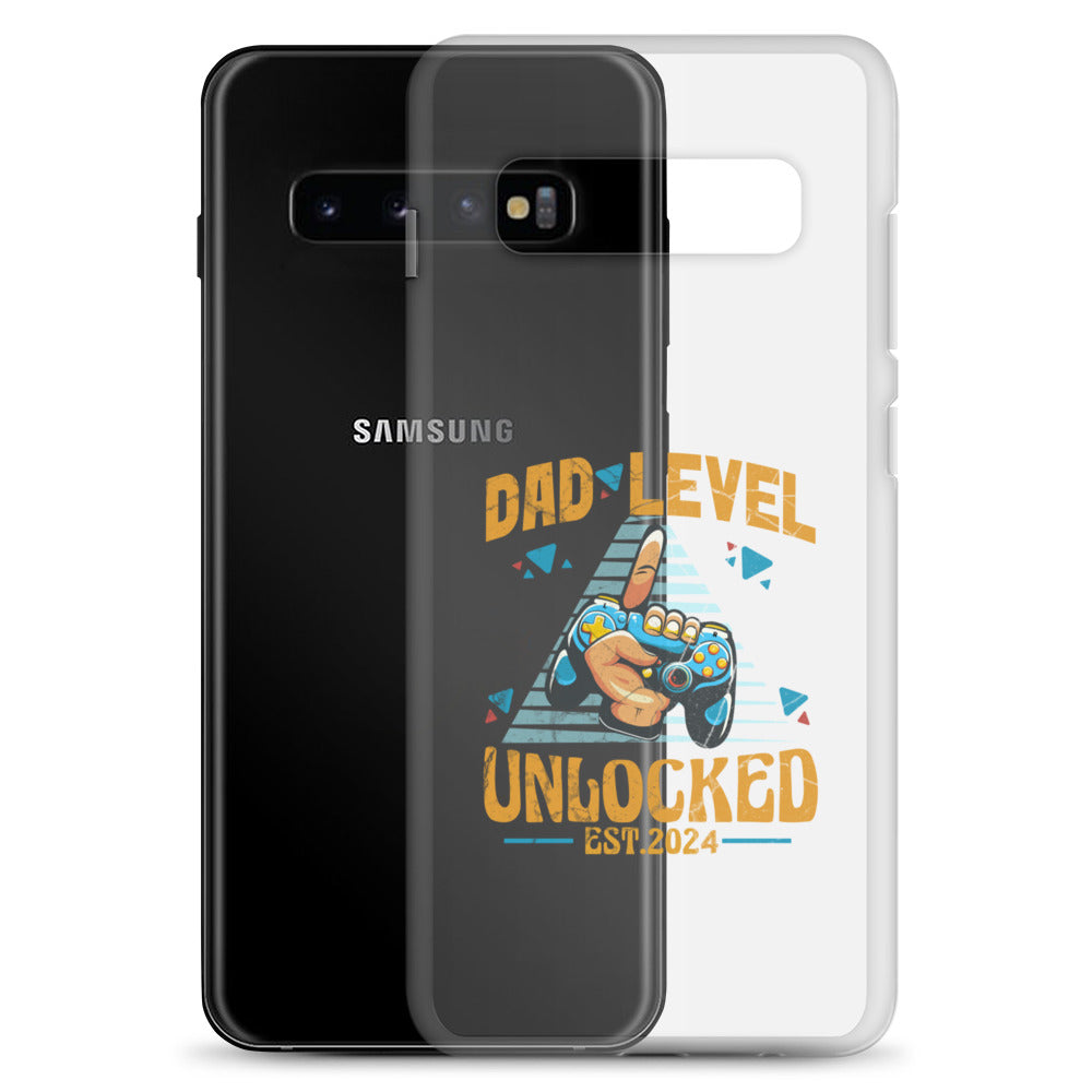 Dad Level Unlocked Est. 2024 Clear Case for Samsung®