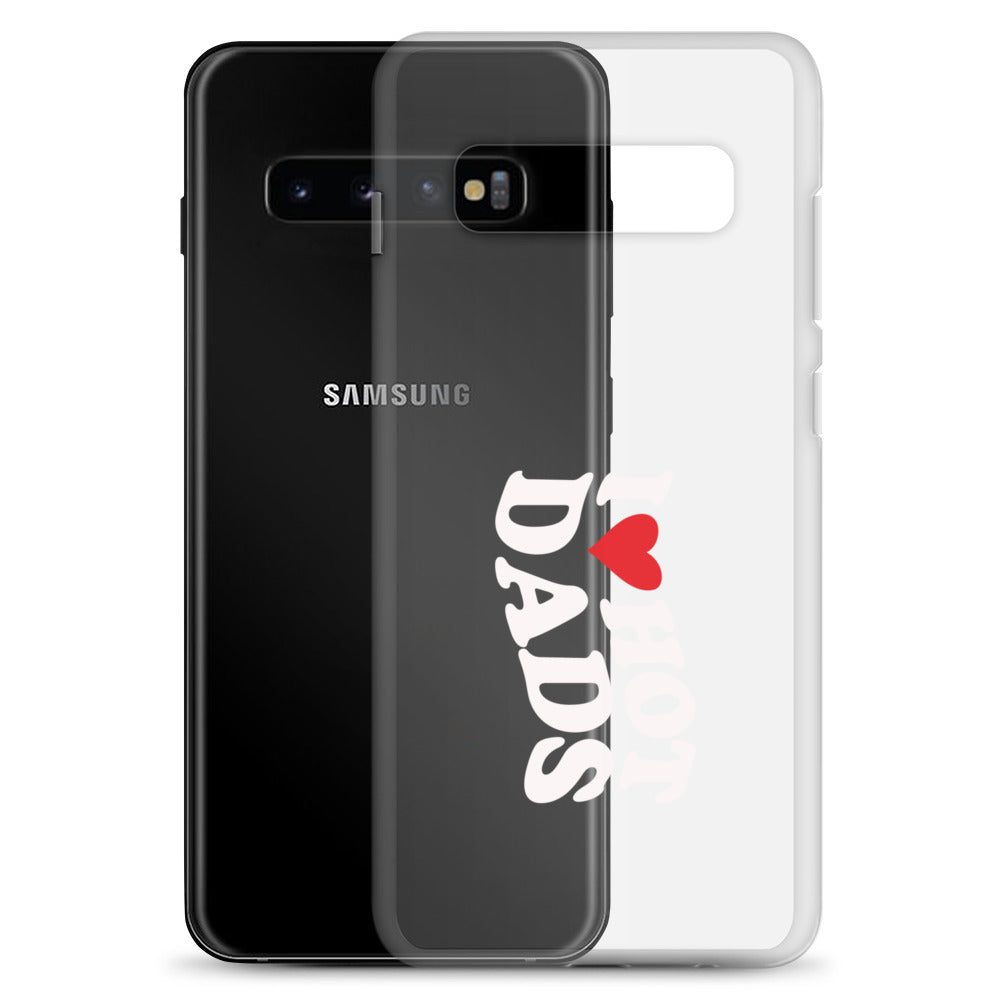 I Love Hot Dads Clear Case for Samsung®