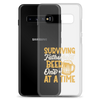 Surviving Fatherhood One Beer At A time Clear Case for Samsung®