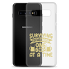 Surviving Fatherhood One Beer At A time Clear Case for Samsung®