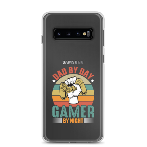 Dad By Day Gamer By Night Clear Case for Samsung®