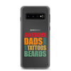 Awesome Dads Tattoos Beards Clear Case for Samsung®