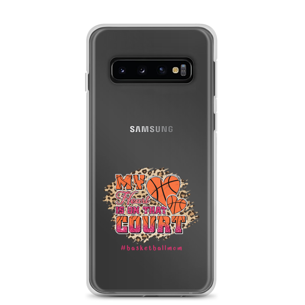 My Heart Is On That Court Clear Case for Samsung®