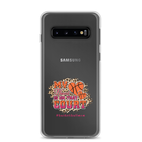 My Heart Is On That Court Clear Case for Samsung®