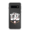 Baseball Dad Clear Case for Samsung®