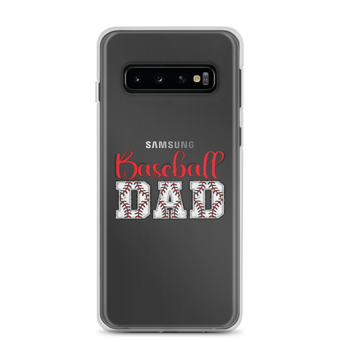 Baseball Dad Clear Case for Samsung®