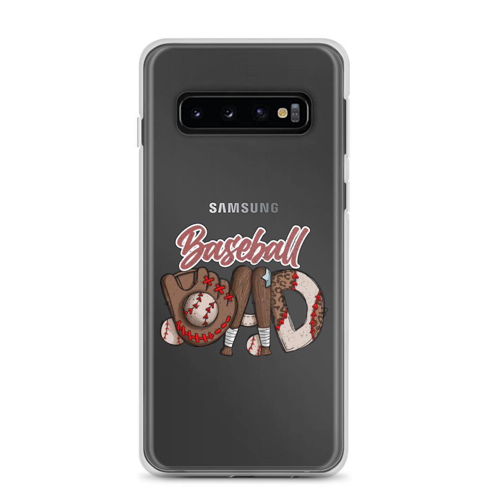 Baseball Dad Clear Case for Samsung®