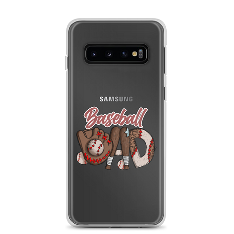 Baseball Dad Clear Case for Samsung®