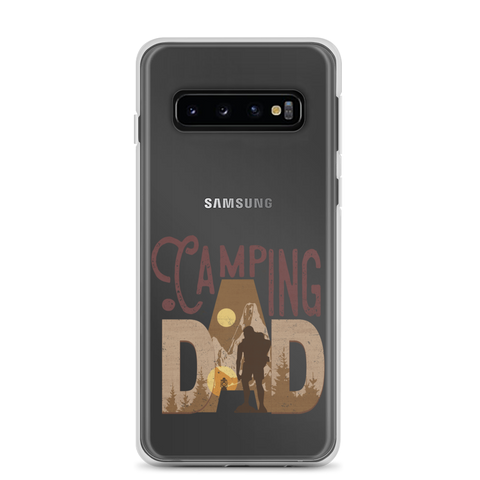 Camping Dad Clear Case for Samsung®