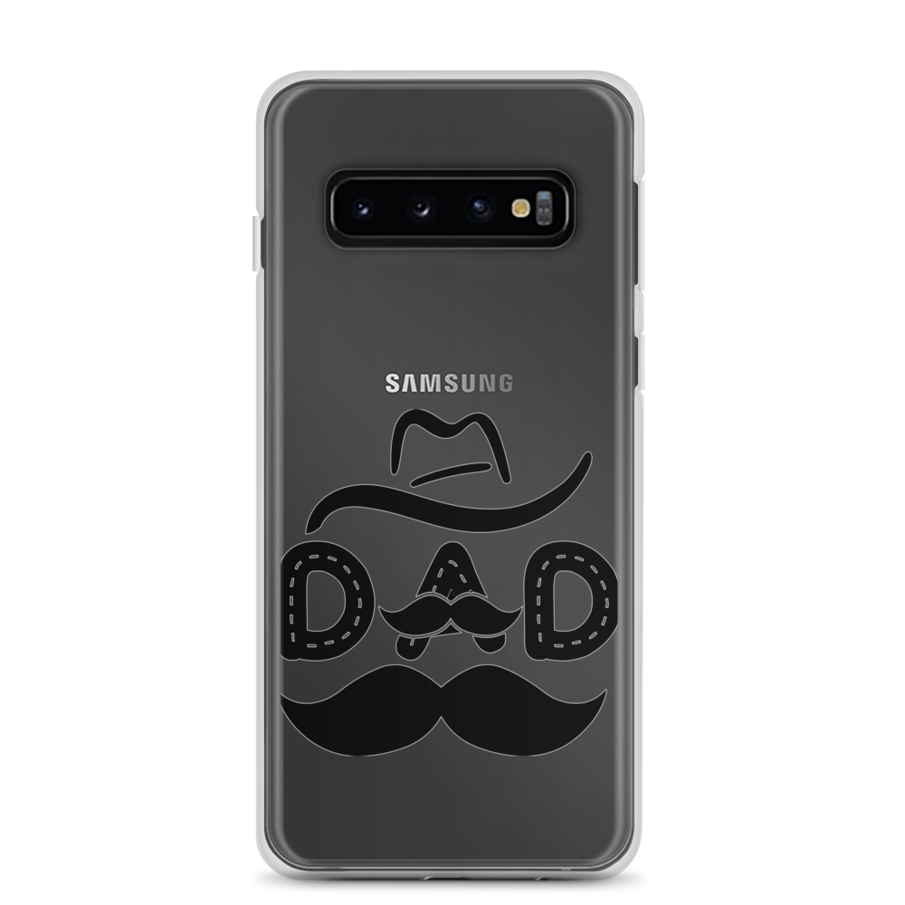 Dad Cowboy Clear Case for Samsung®