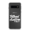 Tattooed And Awesome Mom Clear Case for Samsung®