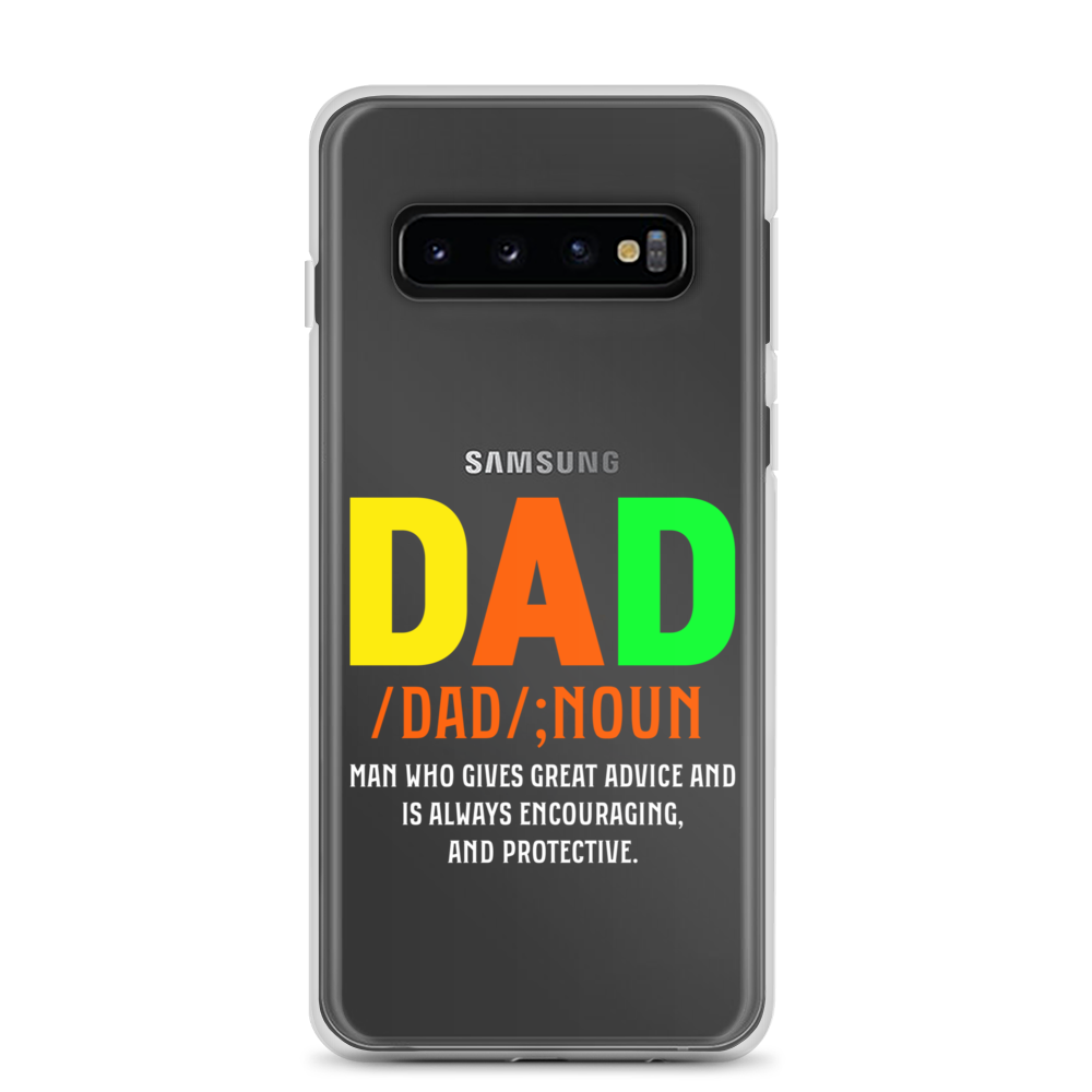 Dad Man Who Gives Great Advice And Is Always encouraging And Protective Clear Case for Samsung®