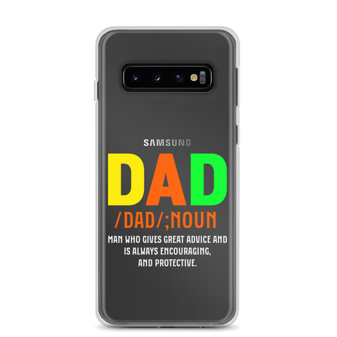 Dad Man Who Gives Great Advice And Is Always encouraging And Protective Clear Case for Samsung®