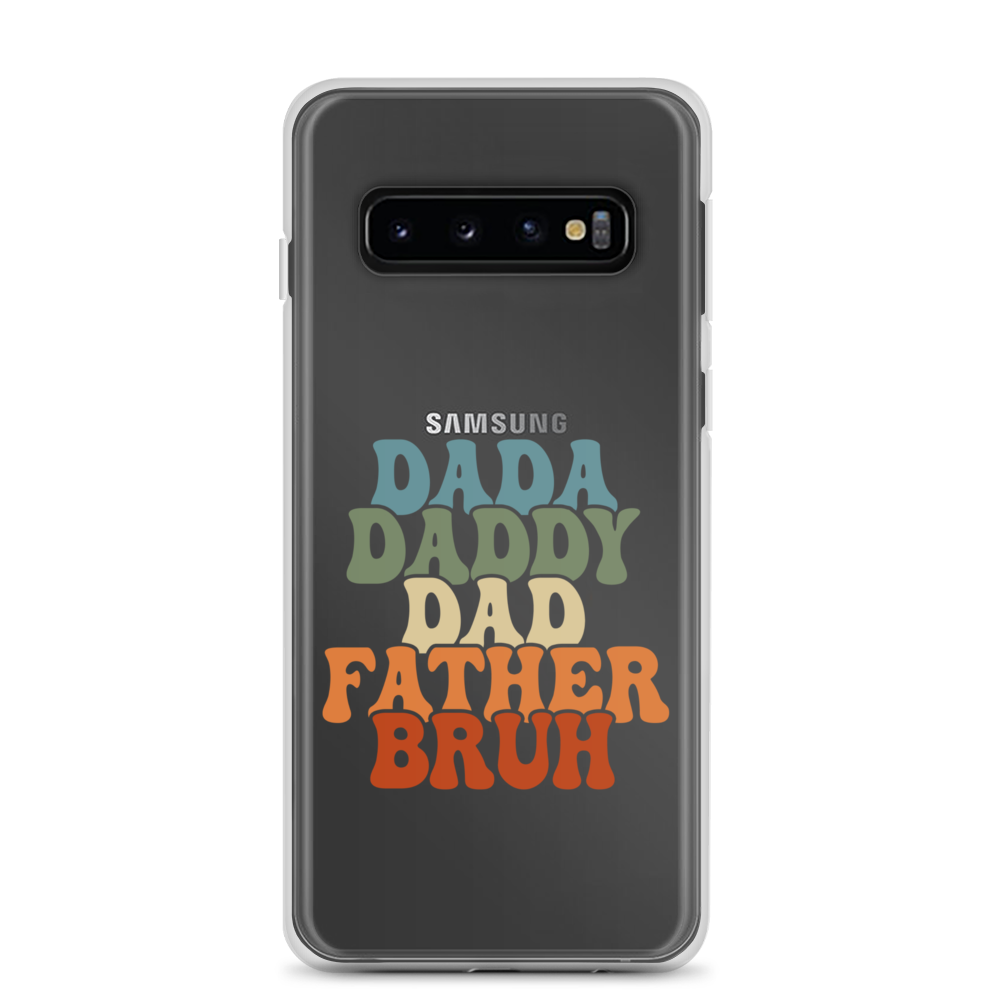 Dada Daddy Dad Father Bruh Clear Case for Samsung®