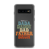 Dada Daddy Dad Father Bruh Clear Case for Samsung®