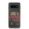 Dad's Camping T-Shirt Clear Case for Samsung®