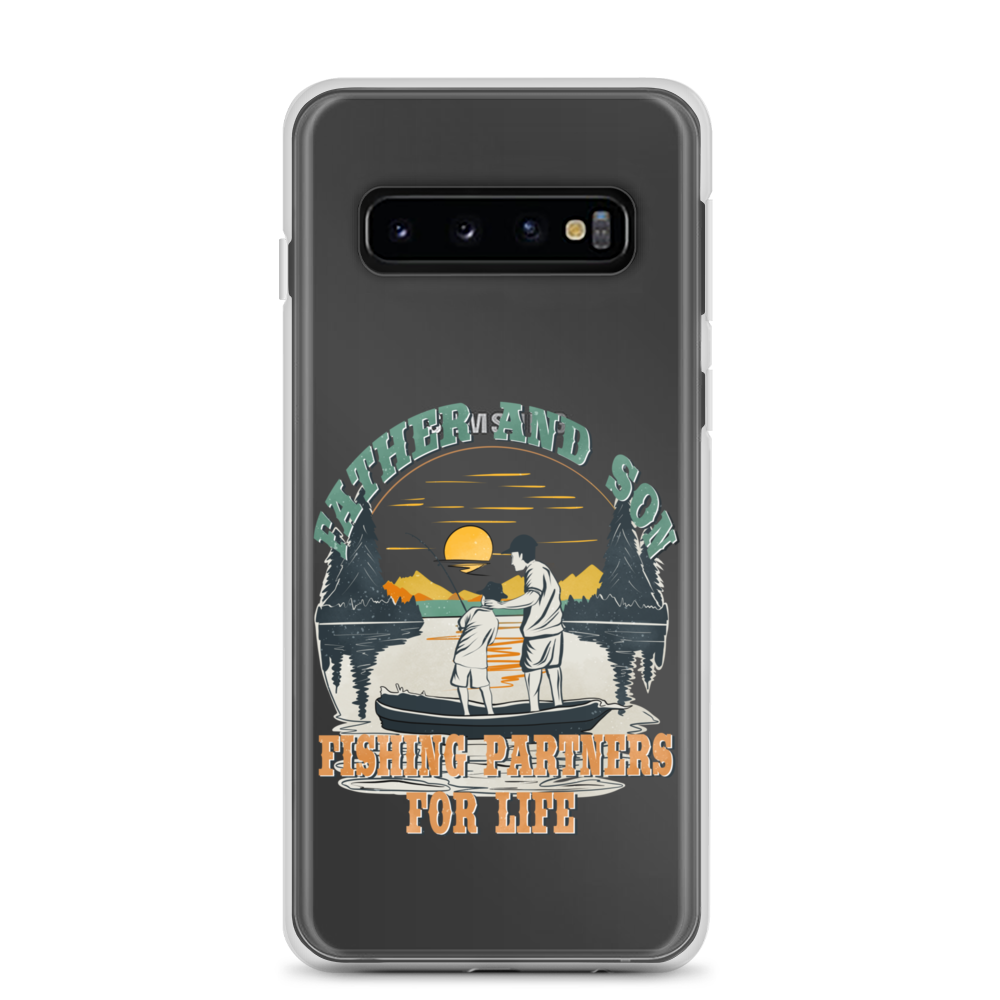 Father And Son Fishing Partners For Life Clear Case for Samsung®