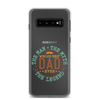 World's Best Dad Ever The Man The Myth The Legend Clear Case for Samsung®