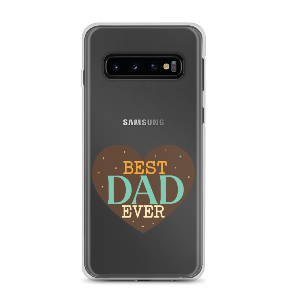 Best Dad Ever Clear Case for Samsung®